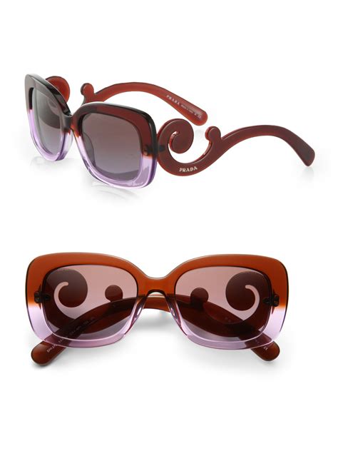 prada sunglasses square baroque|prada minimal baroque sunglasses.